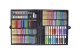 168-Piece Art Set for Drawing and Painting in Case, Black