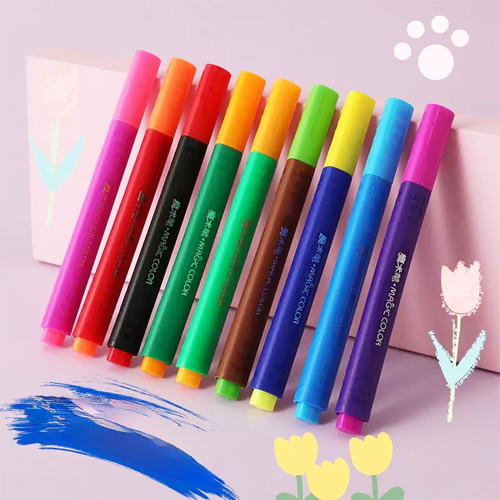 Magic Markers Color Changing Pens for Kids Drawing Set, 12 Pack (1)