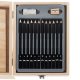 Artistic Drawing Painting Set with Easel and Suitcase, 83 pcs. (paints, pencils, brushes)