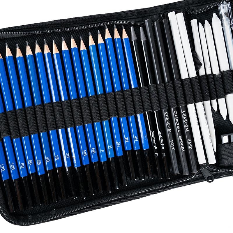 Professional Drawing and Sketching Pencil Set 54-Piece Kit (1)
