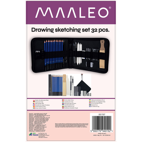 Professional Sketching and Drawing Pencil Set, 32 Pieces (0)
