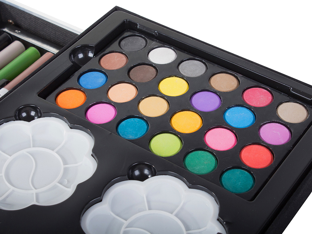 Art set for kids in carry case, 145 pieces, blue (3)