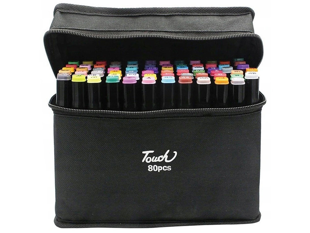 Alcohol Markers Set in a Case, 80 Pieces (0)