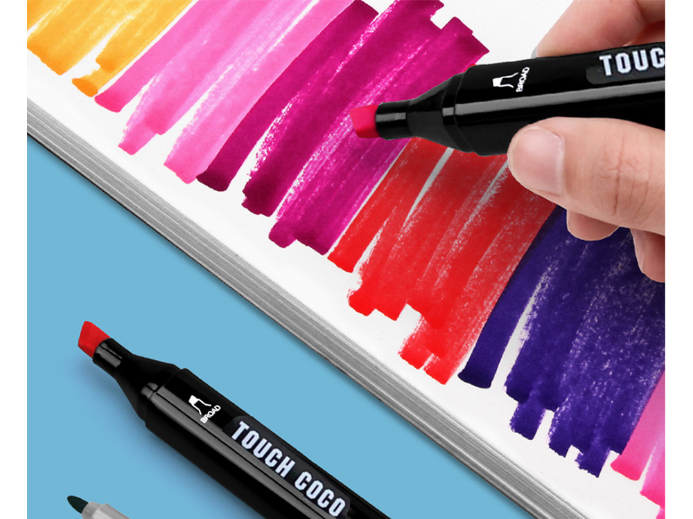 Alcohol Markers Set in a Case, 80 Pieces (2)