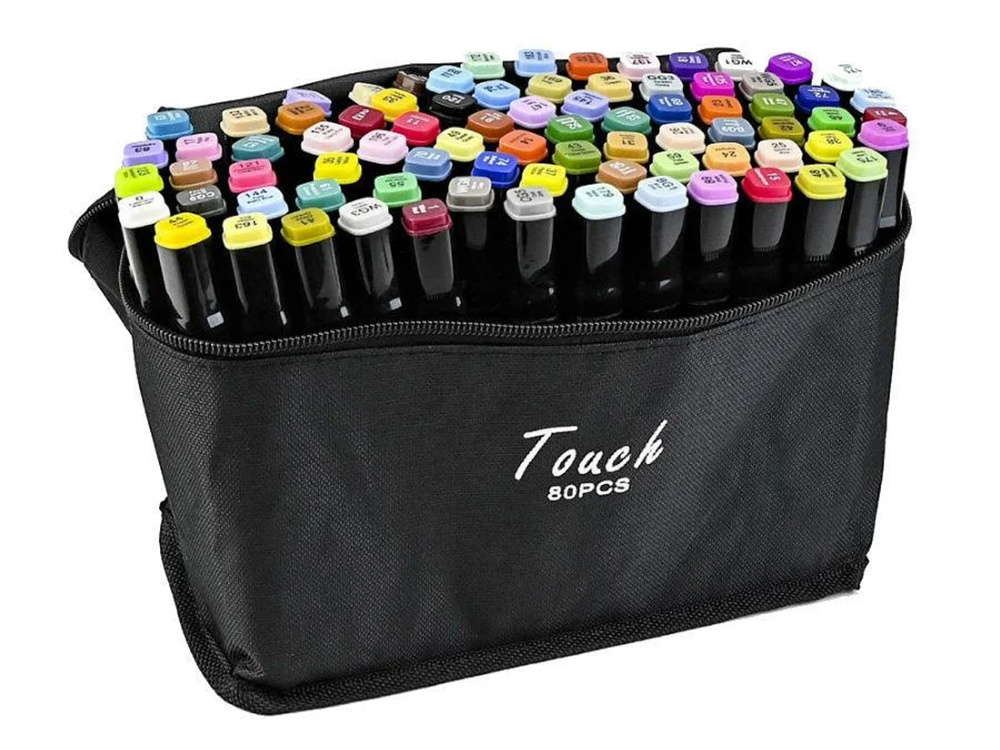 Alcohol Markers Set in a Case, 80 Pieces (4)