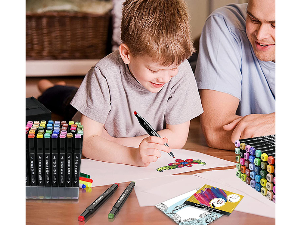 Alcohol Markers Set in a Case, 80 Pieces (10)