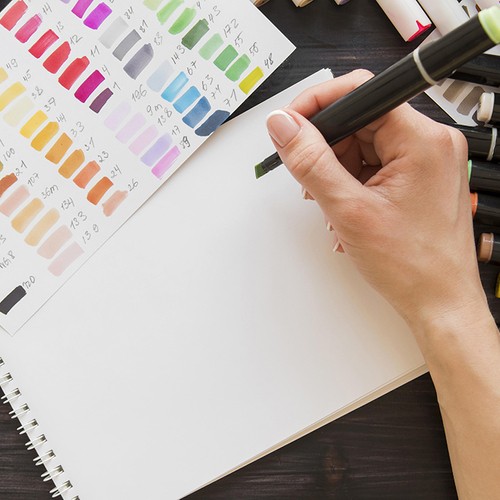 Double-Sided Markers Maaleo 24101, Set of 168 Pcs (0)