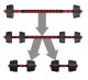 4FIZJO Adjustable Dumbbells Weights with Barbell for Sport Strength Training, 2x10 kg