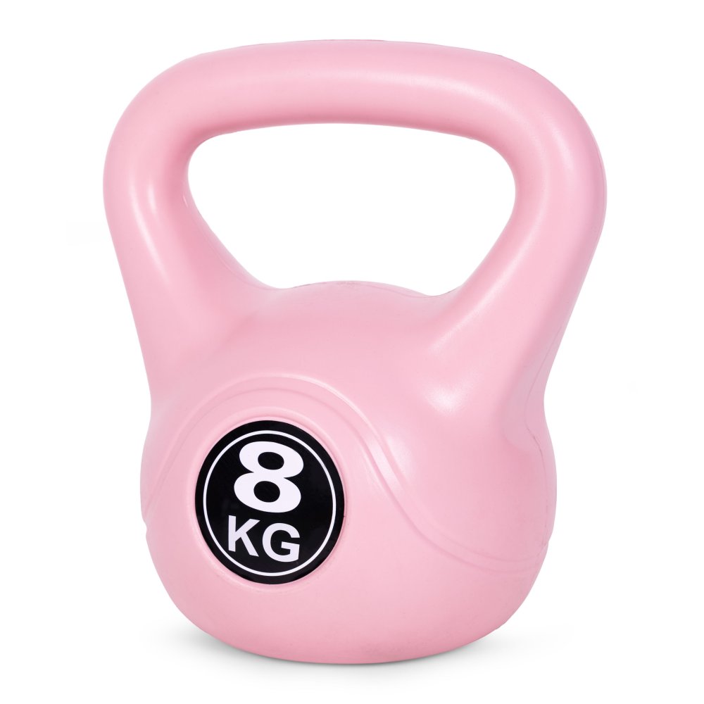ModernHome 8 kg Kettlebell for Strength Training and Fitness, Pink (2)