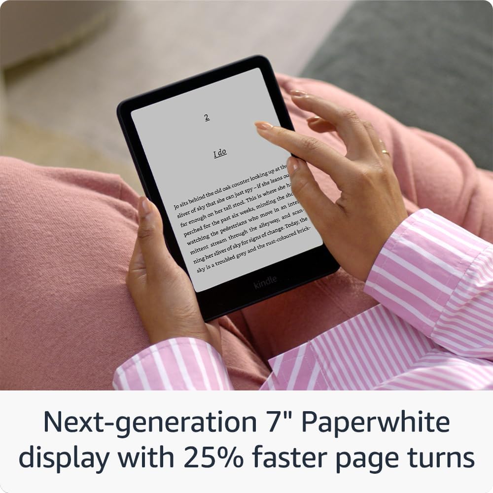 Amazon Kindle Paperwhite (2024) (12th generation) eReader eBook 16GB, Black (3)