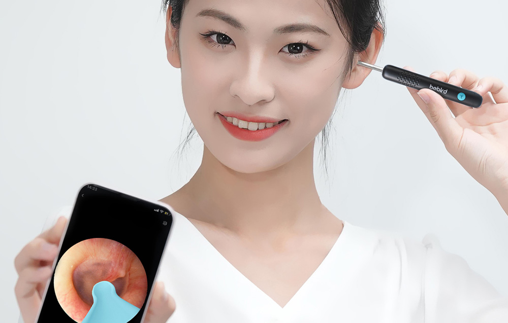 Smart Visual Ear Cleaner Bebird R1 8MP HD White (2)