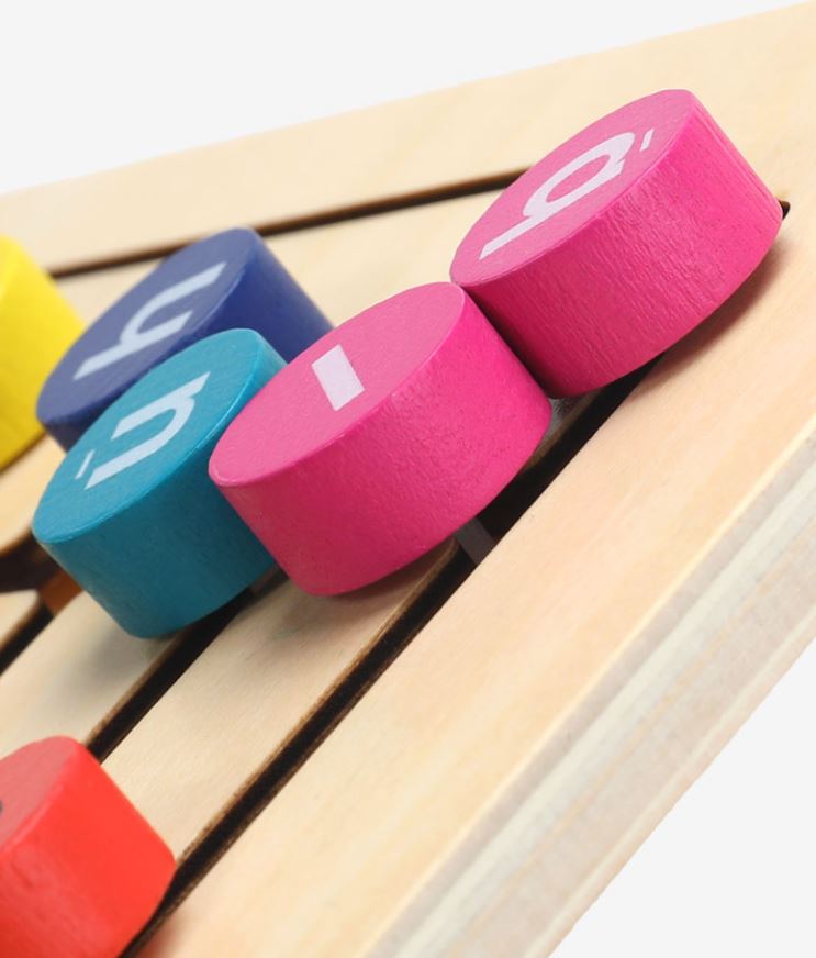 Educational Development Board with Letters and Words, 26 letters and 12 cards (2)