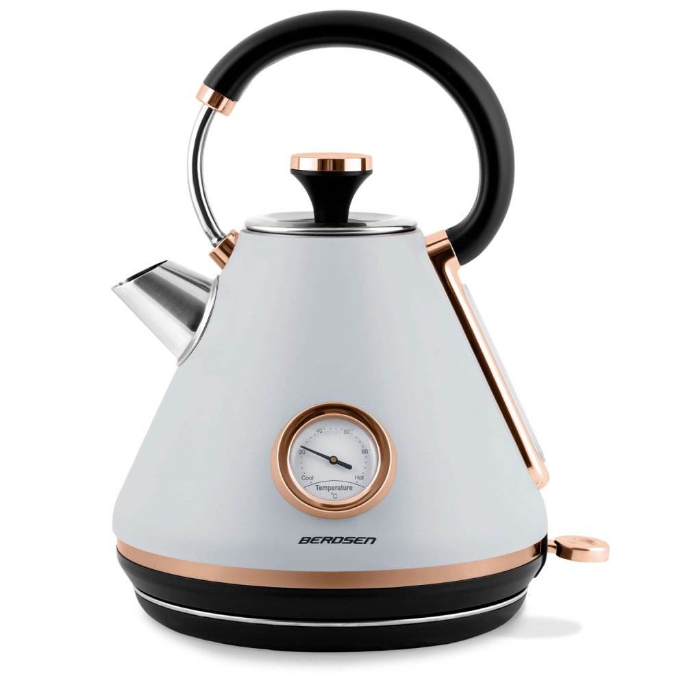 Berdsen BD-701 Electric Kettle with Thermometer, 1.7 L, Grey (1)