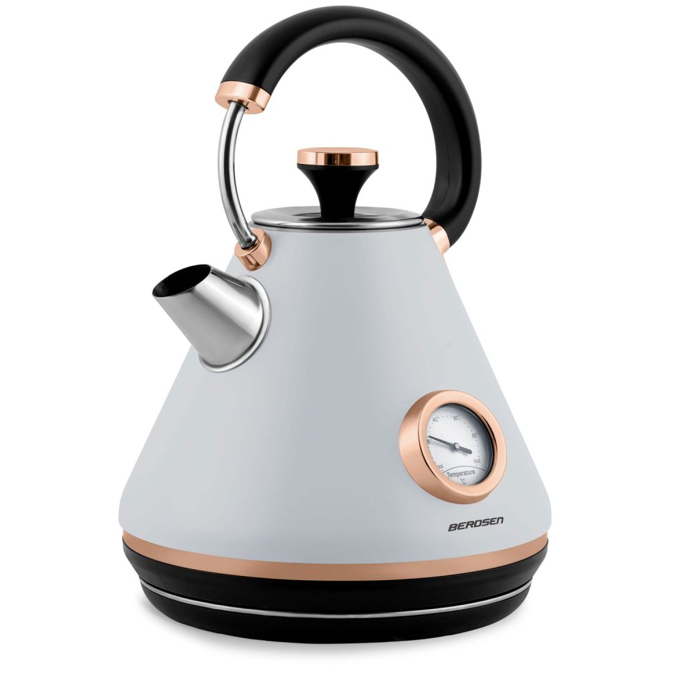 Berdsen BD-701 Electric Kettle with Thermometer, 1.7 L, Grey (2)