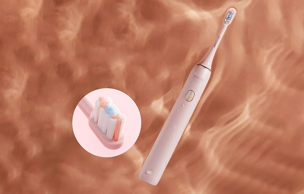 Replaceable General Brush Heads for Sonic Toothbrush Soocas X5/X3/X3U/V1 (pink) (1)