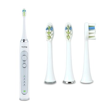 Huslog Sonic Toothbrush Replacement Heads 3 Pack, white