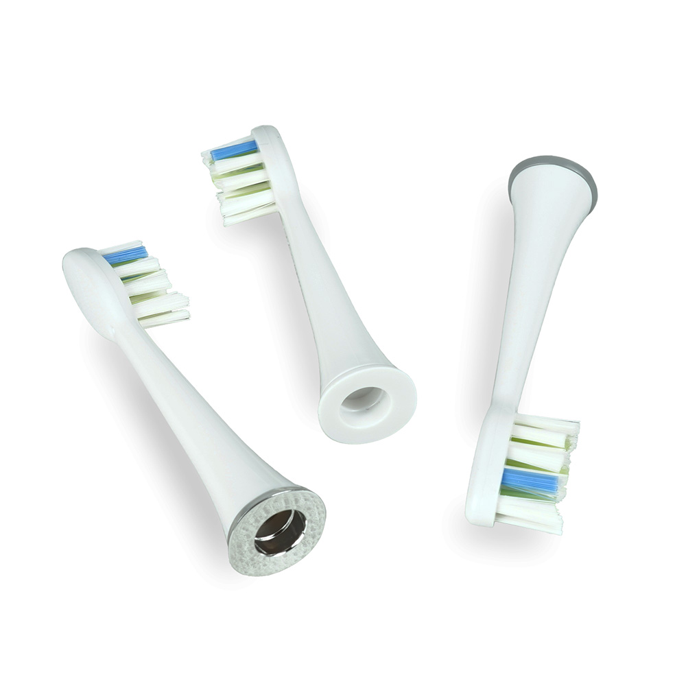 Huslog Sonic Toothbrush Replacement Heads 3 Pack, white (3)
