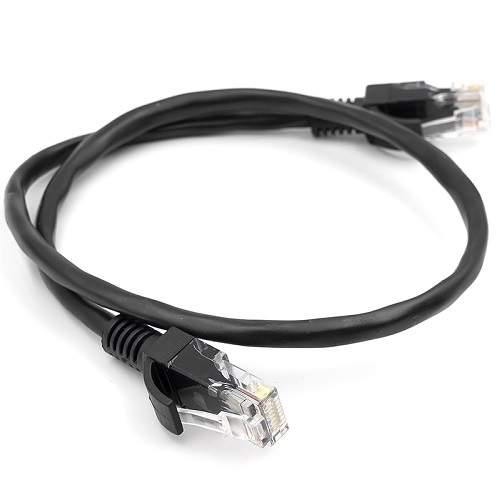 Cat5E UTP Network Patch Cable 0.5m Black