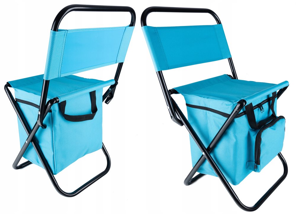 Portable Folding Fishing Chair Outdoor Camping Stool with Thermobag (1)