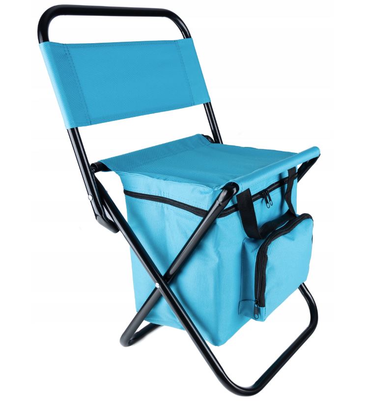 Portable Folding Fishing Chair Outdoor Camping Stool with Thermobag (0)