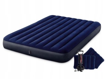 Inflatable Air Mattress 203x152x25 cm with Hand Pump INTEX 64765