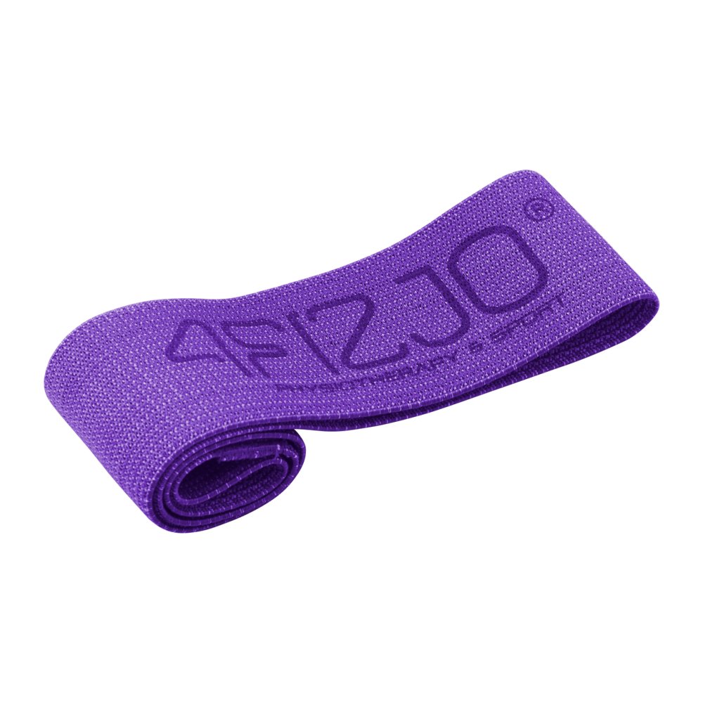 4Fizjo Flex Band Flexible Textile Training Mini Loop Bands Tapes, Purple (very strong resistance) (1)