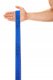 4Fizjo Flex Band Long Flexible Textile Training Loop Strap Tape, Blue (Medium resistance, 3/5)