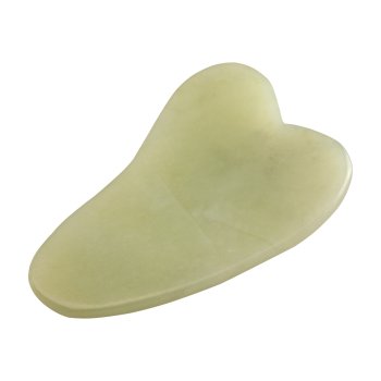 Jade Gua Sha Facial Massage Stone, Green