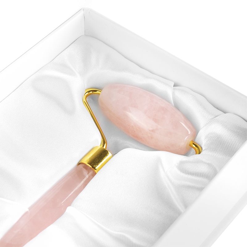 ACTIVFIZJO Rose Quartz Roller for Face and Neck Anti Ageing Massager Gua Sha (3)