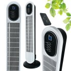 Compact Oscillating Tower Fan with Remote Control 45W