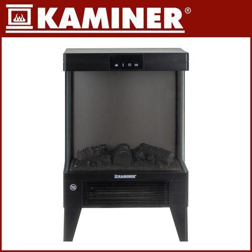 Kaminer Embego Electric Fireplace Heater 2000W with Flame Effect (2)