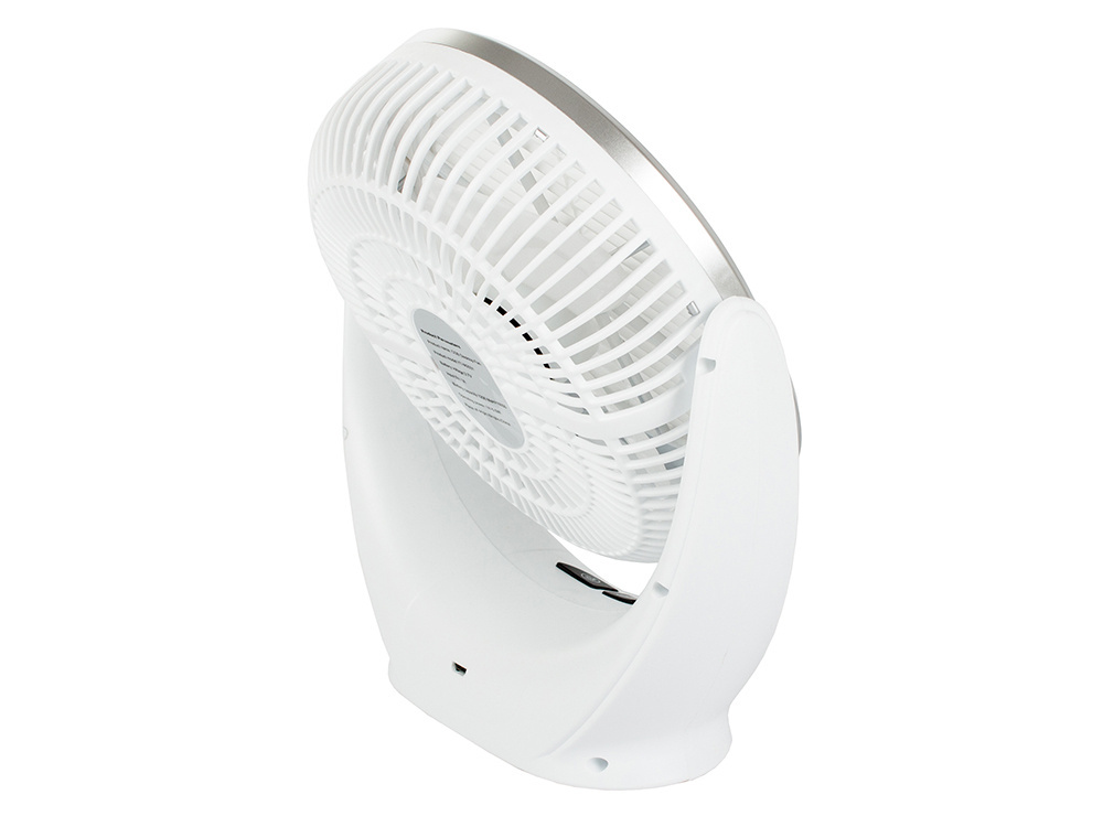 Cordless Standing Desk Fan with Rechargeable Battery and LED Light (2)