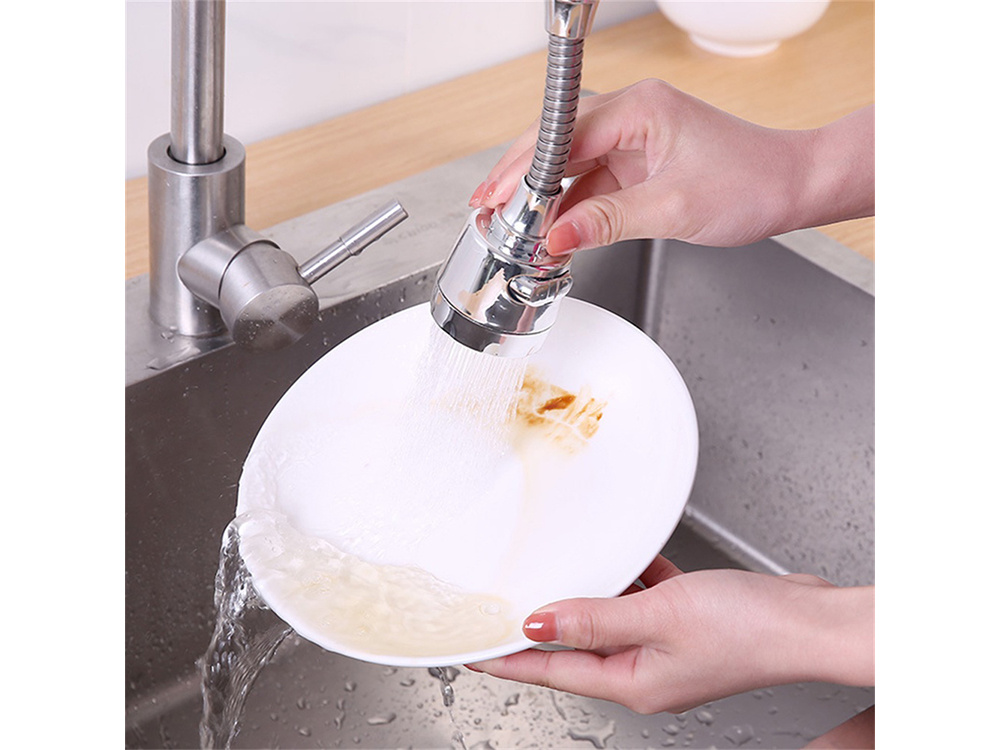 Kitchen Faucet Water Aerator, 360°, M22, Chrome, Silver (0)