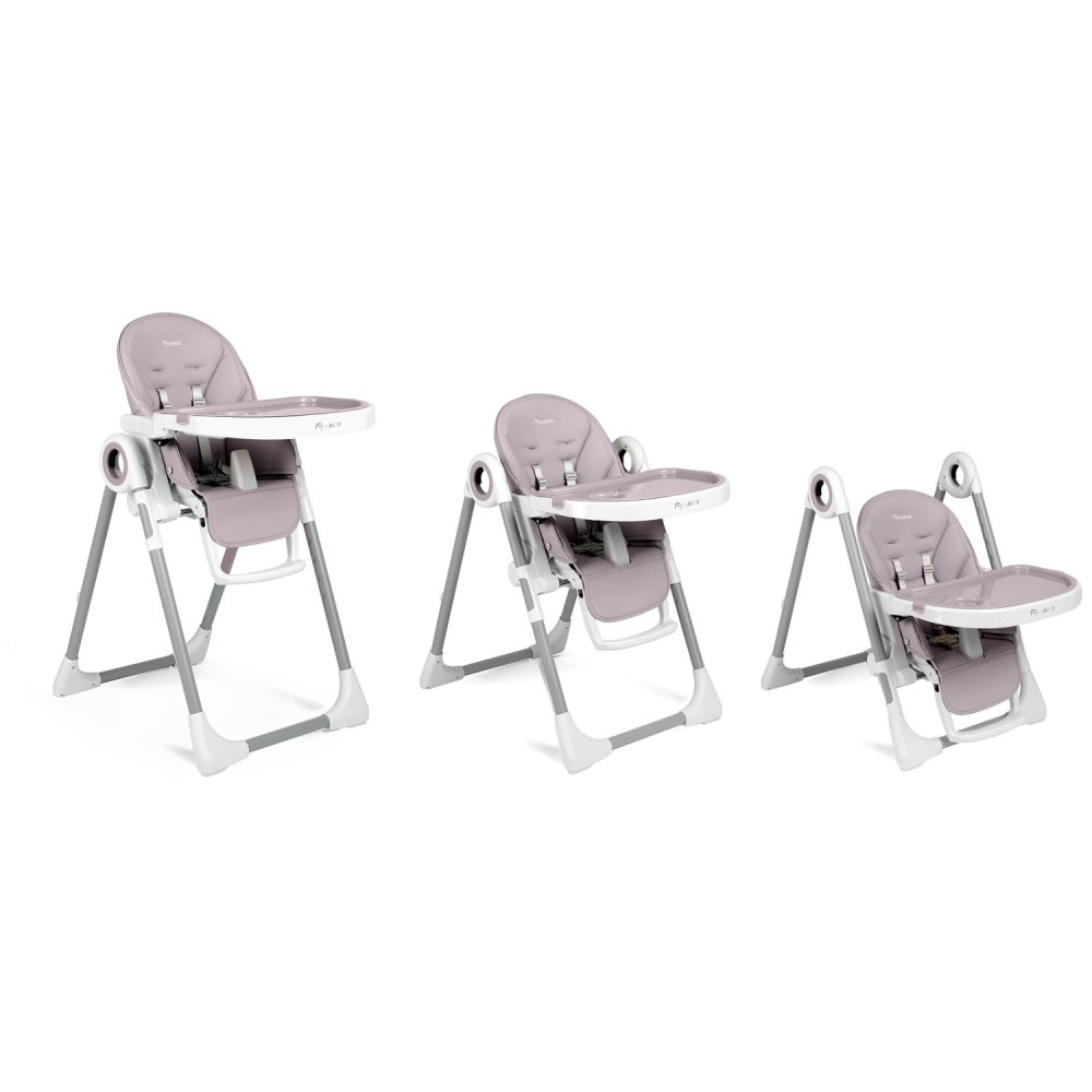 Nukido Belo Multifunctional Baby High Chair with Toy Bar, Heather (3)
