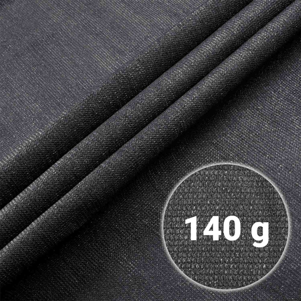 Plonos 1.2x25m 140g/m² Shade Net with 50 Clips, Grey (0)