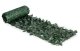 Artificial hedge privacy screen 500x50 cm for balcony, dark green