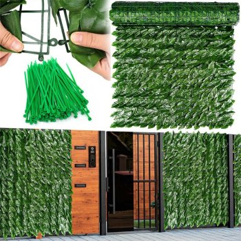Balcony Terrace Weather Resistant Cover Privacy Screen Fence, 1x5m