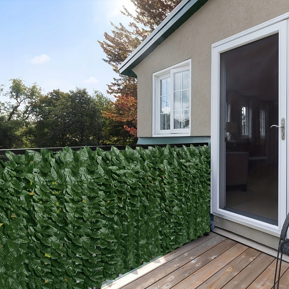 Balcony Terrace Weather Resistant Cover Privacy Screen Fence, 1x5m (6)