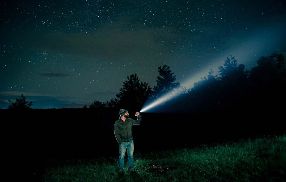 Flashlight Superfire C8-H, 1200lm, USB (5)