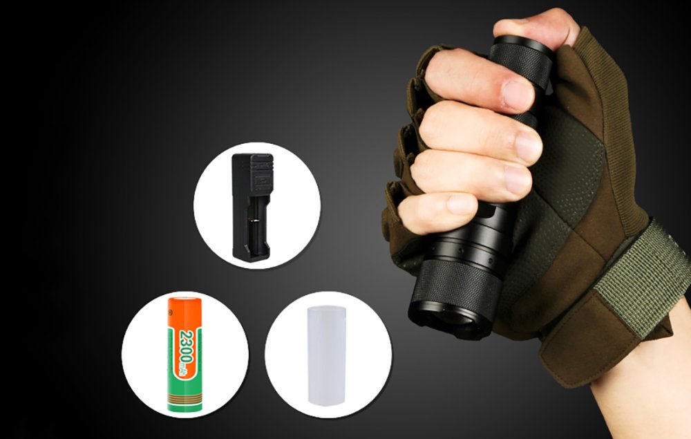 Flashlight Superfire F3-L2, 570lm (3)