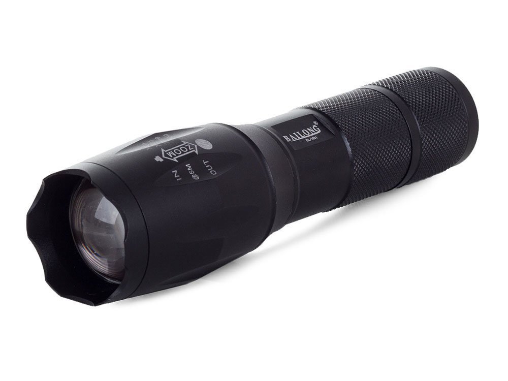 BAILONG LED CREE XM-L T6 Professional Flashlight Torch with Signaling Overlay (1)