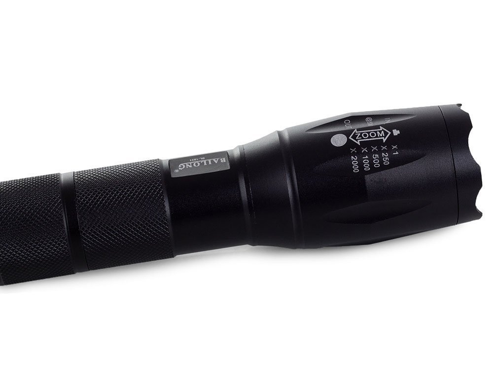 BAILONG LED CREE XM-L T6 Professional Flashlight Torch with Signaling Overlay (6)