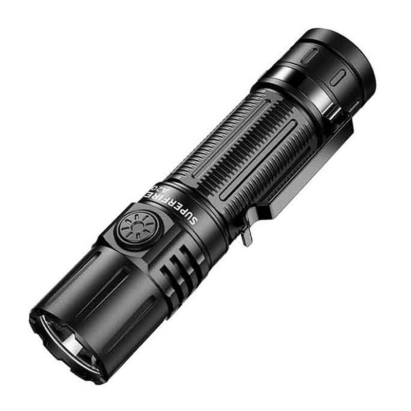 LED Tactical Flashlight Superfire A20 1700lm 300m (0)