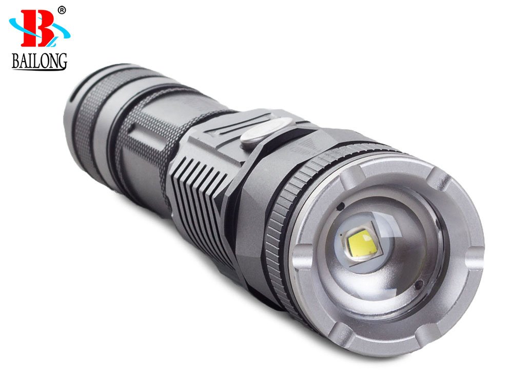 BAILONG Tactic LED Flashlight Aircraft Aluminum CREE ZOOM (3)