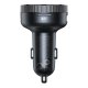 Baseus Enjoy FM Transmitter Bluetooth MP3 Car Charger Adapter, black