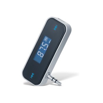 Setty TFM-01 FM Transmitter for Car with 3.5mm Aux Jack, black