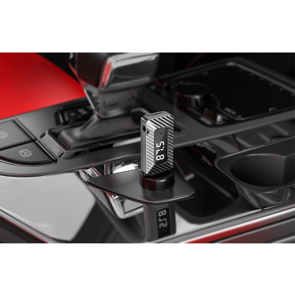 Bluetooth FM Transmitter XO BCC16 for Car MP3 Player USB Adapter, black (1)