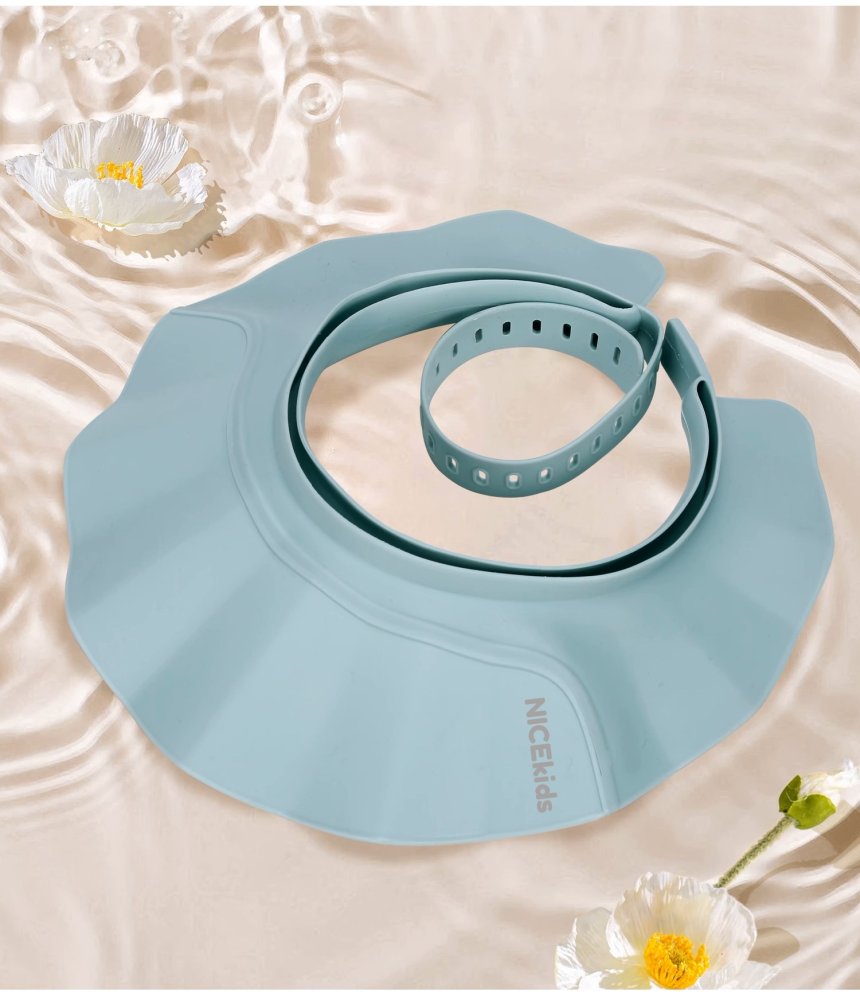 Nicekids Premium Baby Bath Visor Shampoo Shield for Kids, Blue (0)