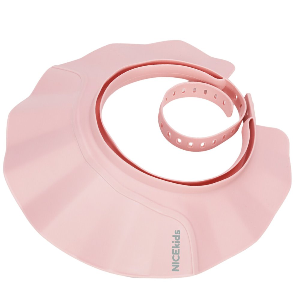 Nicekids Premium Baby Bath Visor Shampoo Shield for Kids, Pink (1)