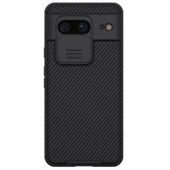 Google Pixel 8 Nillkin CamShield Pro Case Cover with Camera Shield, Black